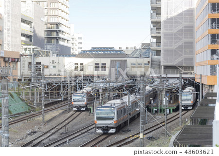 JR Kokubunji Station and Chuo Main Line (Kokubunji City, Tokyo) 48603621