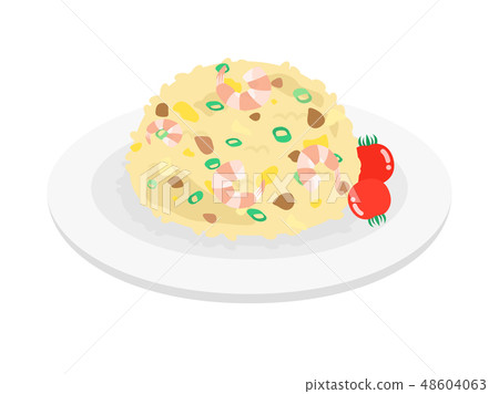 炒飯-插圖素材 [48604063] - PIXTA圖庫