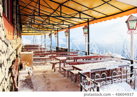 restaurant in the mountains 48604937