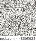 Vector Illustration of banana fruit sketch for design, website, background, banner. Travel and 48605928