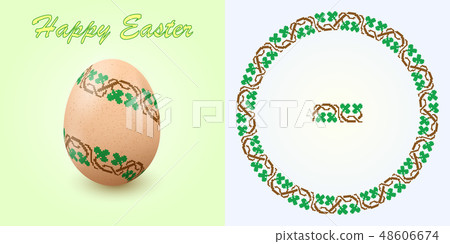 Embroidery Best Easter World Egg. Embroidery Best Easter World Egg. 48606674