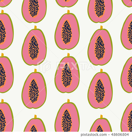 Seamless pattern with tangerine. Seamless pattern with tangerine. 48606804