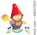 Character garden gnome, little Boyl,Lovely figure  48607805