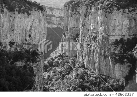 Views of the Foz de Arbayun in Navarra (Spain) 48608337