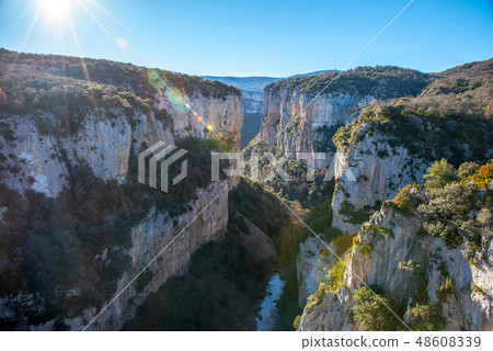 Views of the Foz de Arbayun in Navarra (Spain) Views of the Foz de Arbayun in Navarra (Spain) 48608339