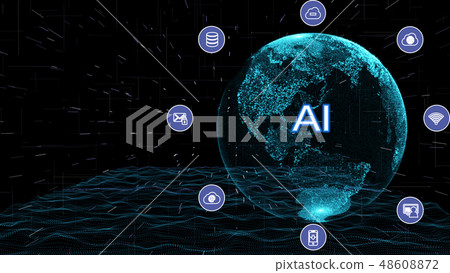 先進技術5G AI人工智能圖形材料背景fintec塊鏈 先進技術5G AI人工智能圖形材料背景fintec塊鏈 48608872