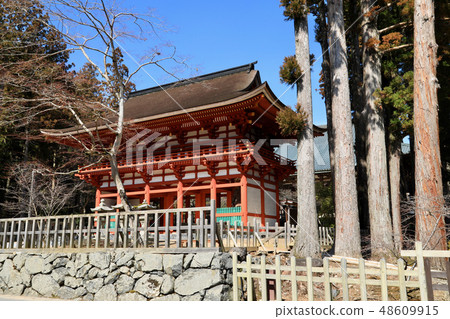 Koyasan Shingon Budoishiyama mountain geminji temple, Nakamon (Wakayama prefecture) Koyasan Shingon Budoishiyama mountain geminji temple, Nakamon (Wakayama prefecture) 48609915