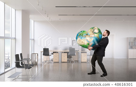 Earth planet in our hands Earth planet in our hands 48616301