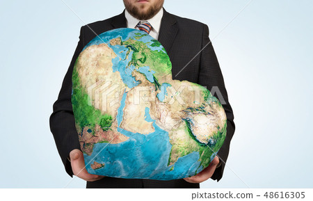Earth planet in our hands Earth planet in our hands 48616305