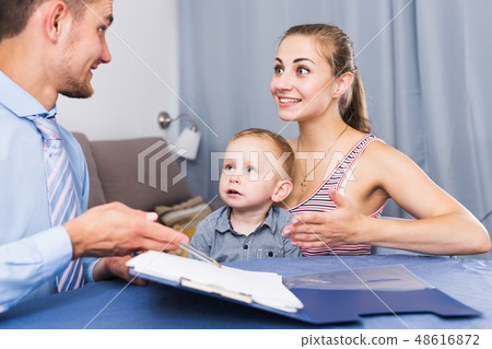 Manager of network marketing company with documents Manager of network marketing company with documents 48616872