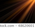 Sun rays light isolated on black background  48620601
