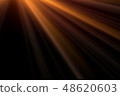 Sun rays light isolated on black background  48620603