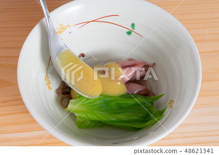 螢火蟲魷魚的醋味噌 螢火蟲魷魚的醋味噌 48621341