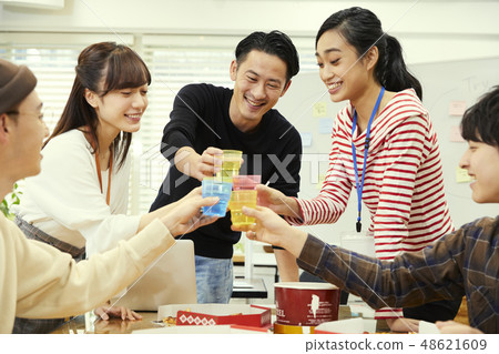 Business creative lunch Business creative lunch 48621609