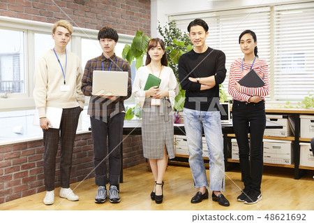 Business creative man and woman 48621692