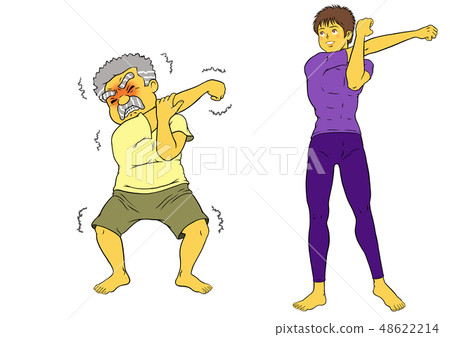 Make yoga fitness, instructor men and senior men Make yoga fitness, instructor men and senior men 48622214