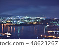 [Muroran] Night view of the factory 48623267
