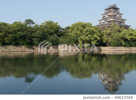 Hiroshima castle castor tower Maomaru 48623388