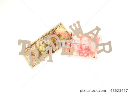 USA and China Trade War Concept USA and China Trade War Concept 48623457
