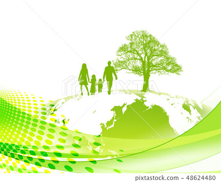 Eco sdgs Ecology Natural environment Warming Earth People Family 48624480