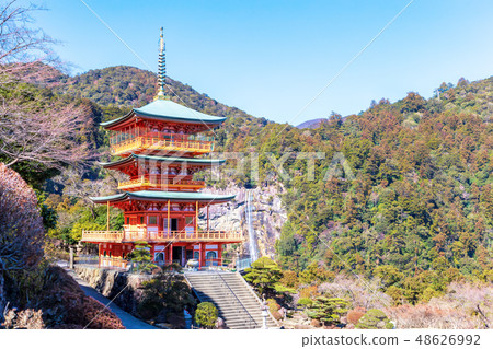 Nachi's waterfall (sunny in February and Wakayama) 48626992