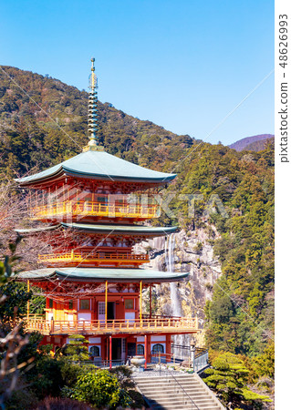 Nachi's waterfall (sunny in February and Wakayama) 48626993