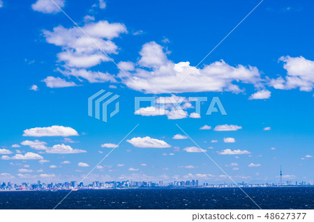 View from "Umihotaru" · Ocean and sky Tokyo Sky Tree View from "Umihotaru" · Ocean and sky Tokyo Sky Tree 48627377