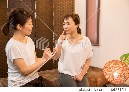 A woman undergoing counseling A woman undergoing counseling 48628154