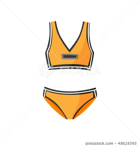 athletic swimwear two piece