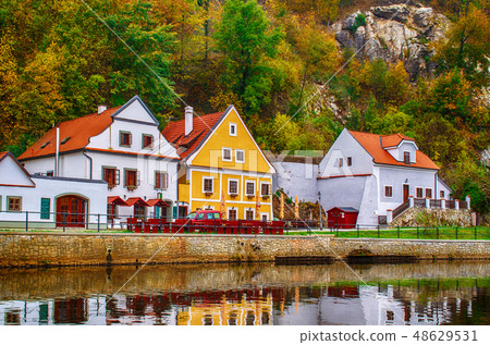 Cesky Krumlov town Cesky Krumlov town 48629531