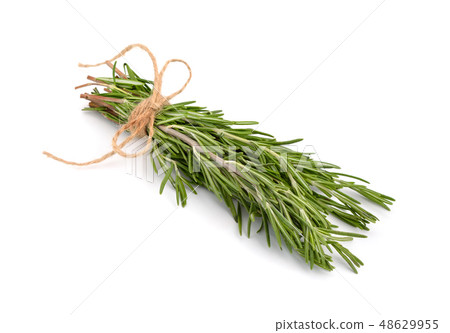 Rosemary bunch with a jute rope Rosemary bunch with a jute rope 48629955