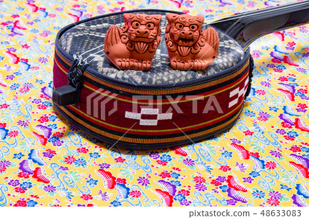 Okinawa Sanshin and Shisa Okinawa Sanshin and Shisa 48633083