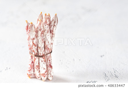 Snack fuet sausages Snack fuet sausages 48633447