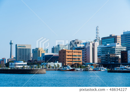 From the red brick warehouse to Yamashita-cho direction photography elephant's nose park From the red brick warehouse to Yamashita-cho direction photography elephant's nose park 48634227