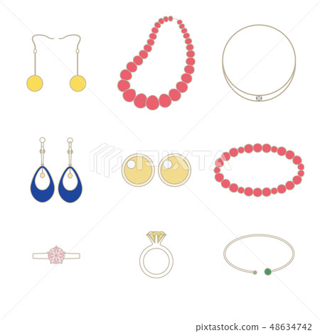 A set of illustration of accessories 48634742