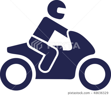 Motorbike icon Motorbike icon 48636329