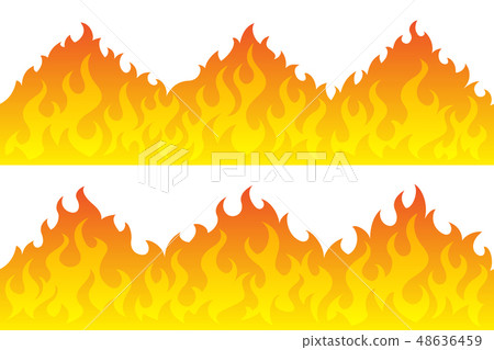 Fire flame frame borders Fire flame frame borders 48636459