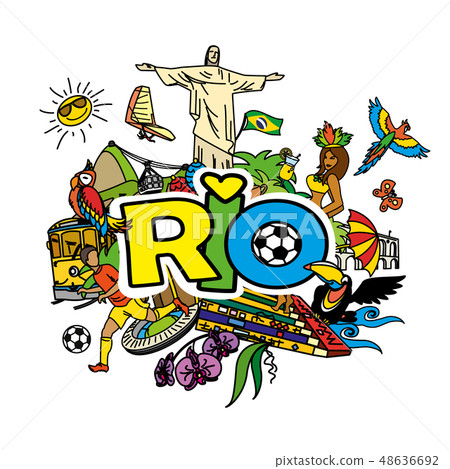 rio de janeiro cartoon background rio de janeiro cartoon background 48636692