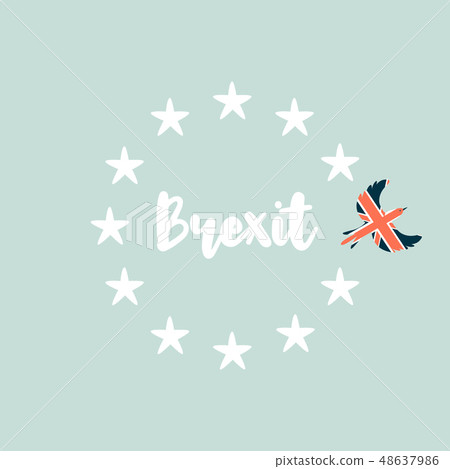 Brexit concept United Kingdom's withdrawal from EU 48637986