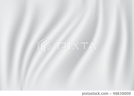 Abstract fabric background. White and grey silk Abstract fabric background. White and grey silk 48638000