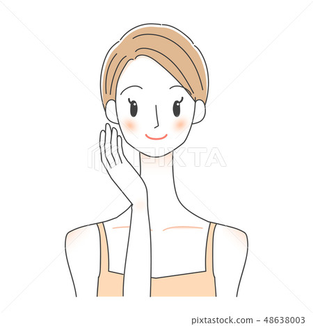 Female Beauty Skin Care Illustration Female Beauty Skin Care Illustration 48638003