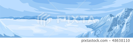 Panorama of the mountain range Panorama of the mountain range 48638110