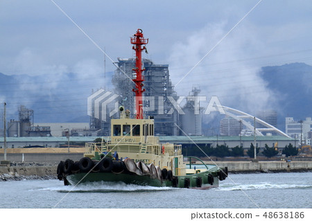 Omuta City Miike Port tugboat Omuta City Miike Port tugboat 48638186