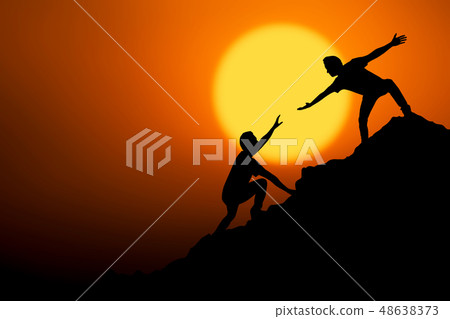 Help and hope concept Help and hope concept 48638373