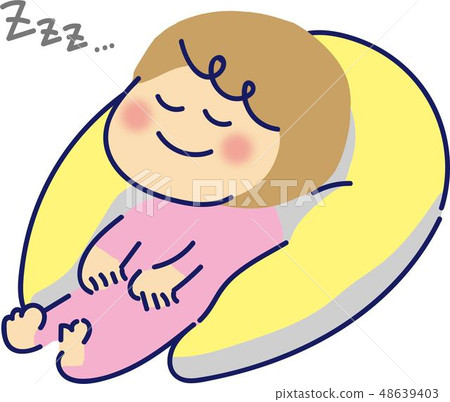 Baby nursing cushion sleeps 48639403