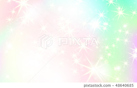 Unicorn rainbow background. Holographic sky Unicorn rainbow background. Holographic sky 48640685