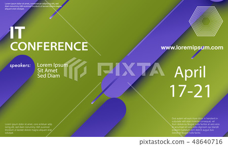Conference announcement design template Conference announcement design template 48640716