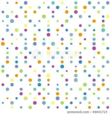 Vector seamless colorful dots pattern,... - Stock Illustration ...
