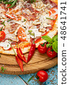 Hot homemade Italian pizza 48641741