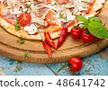 Hot homemade Italian pizza 48641742